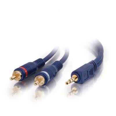 2m 3.5mm Stereo Male to 2 x RCA Male